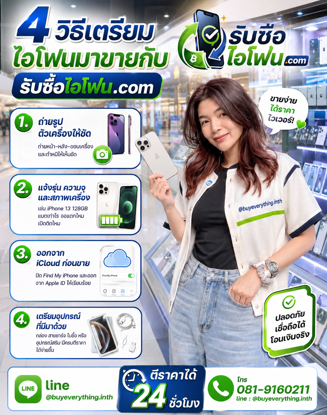 4 วิธีเตรียม iPhone 17 Pro มาขายกับ รับซื้อ iPhone 17 Pro